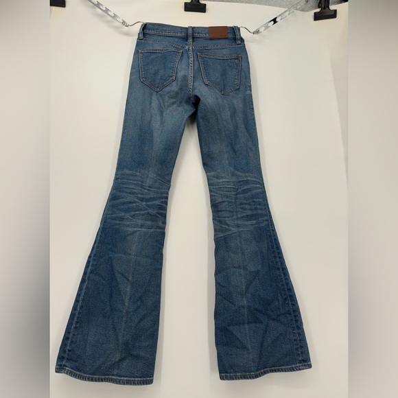 Womens Madewell jeans Flea Market Flare 25x 32 stretch EUC tall Boot cut - Picture 2 of 10